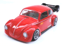 BOLHA CARRO RC 1/10 FUSCA VOLKSWAGEN 200X260mm C/AEROFÓLIO S/PINTURA