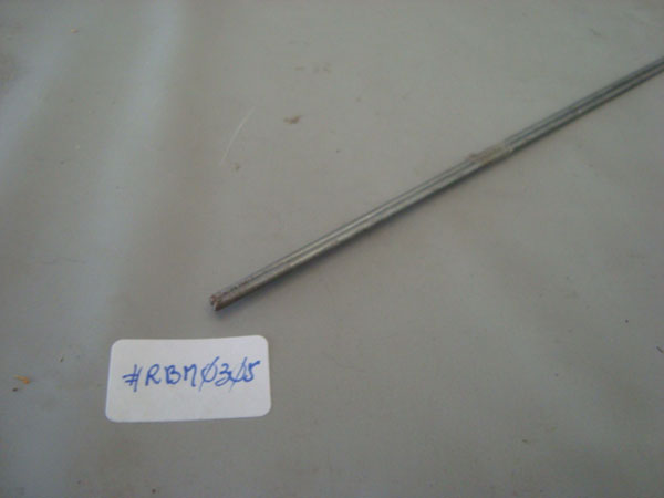 PUSHROD ARAME DE 1,97mm PRETO ROSCADO NUMA DAS PONTAS COMP.: 285mm CADA