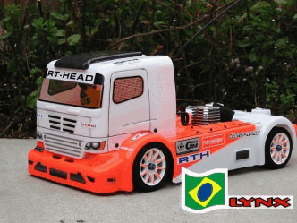 BOLHA CARRO RC 1/10 LYNX CAMINHÃO MERCEDES TRUCK 200mm SEM PINTURA