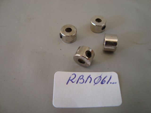 RETENTOR P/ RODA 5,2mm LATÃO PCTE.: C/ 4