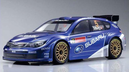 BOLHA CARRO RC 1/9 SUBARU IMPREZA WRC 2008 P/KYOSHO DRX