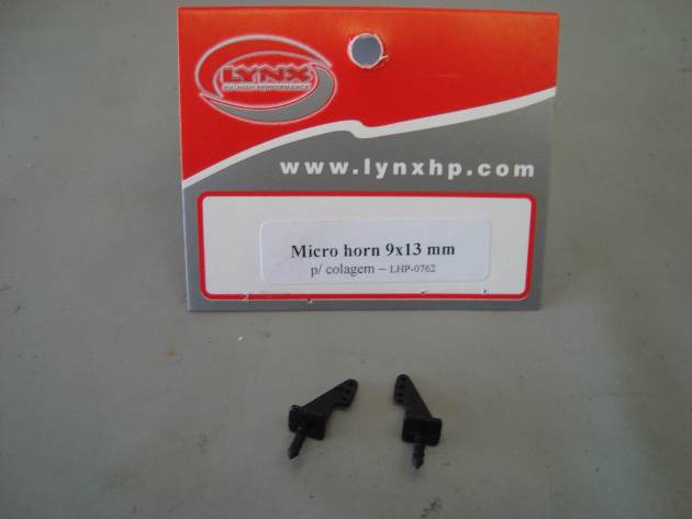 Horn Micro em nylon 9x13mm fixação por colagem e/ou pressão PCTE.: C/2