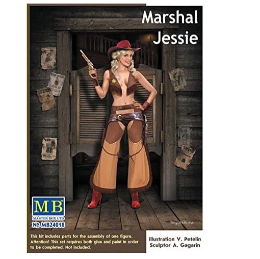 FIGURA HUMANA  MARSHAL JESSIE WESTERN STYLE PIN-UP COWGIRL ESC.: 1/24