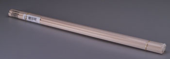 VARETA DE TILIA BASSWOOD 3,17X6,35X610mm ou 1/8X1/4X24pol. 