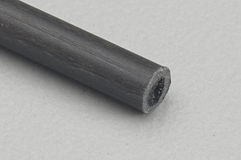 TUBO DE FIBRA DE CARBONO 1,5X3,2X610mm ou .06X.125X24pol.