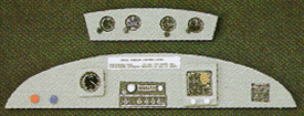 Painel de instrumentos p/ AVIÃO MIDWEST G-202 #MIDA0186