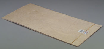 CHAPA DE COMPENSADO AERONAUTICO BIRCH PLYWOOD 1/32x12x24pol PCTE.: C/6