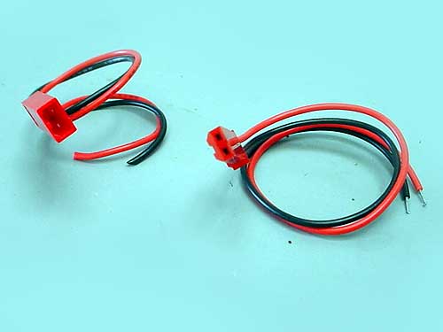 CONECTOR PLUG MACHO e FÊMEA FUTABA VERMELHO 2 POLOS #STA001524 #STA001564