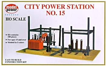 TRANSFORMADOR CITY POWER STATION KIT ESC.: 1/87 ESC.: HO