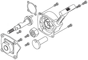 RECOIL PULL STARTER CONVERSION UNIT R