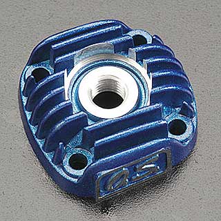 CABEÇOTE CYLINDER HEAD P/ MOTOR OS .15LA .15LA-S ANODIZADO AZUL