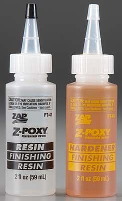 RESINA EPOXY P/ ACABAMENTO 118gr 2 FRASCOS C/59ml CADA