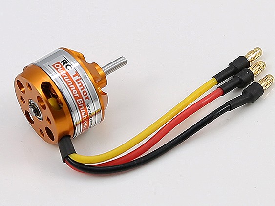 MOTOR ELÉTRICO BRUSHLESS 2600KV OUTRUNNER C/ SPINNER E MONTANTE 