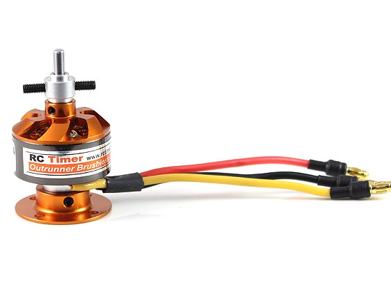 MOTOR ELÉTRICO BRUSHLESS 1534KV OUTRUNNER C/ SPINNER E MONTANTE