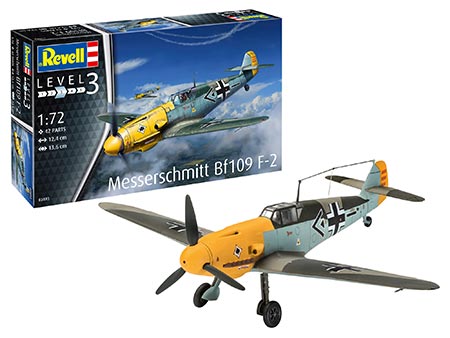 AVIÃO MESSERSCHMITT BF109 F-2 ESC.: 1/72