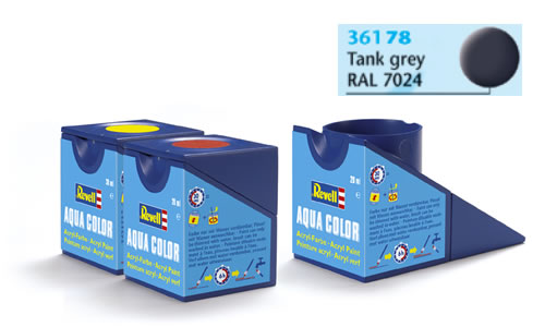 TINTA REVELL ACRÍLICA FOSCO TANK GREY POTE 18ml