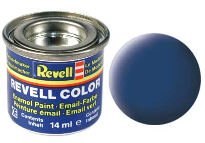 TINTA REVELL ESMALTE SINTÉTICO FOSCO  AZUL POTE 14ml