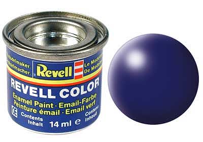 TINTA REVELL ESMALTE SINTÉTICO  SEMI FOSCO AZUL LUFTH POTE 14ml