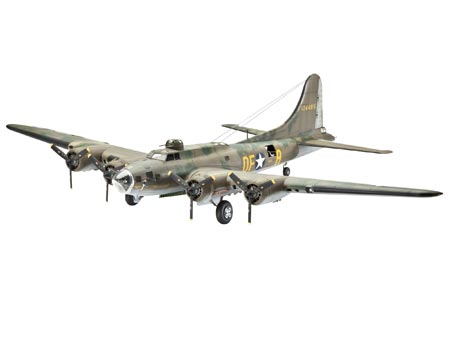 AVIÃO FORTALEZA VOADORA MEMPHIS BELLE B-17F IIWW ESC.: 1/72 ENV.: 325mm