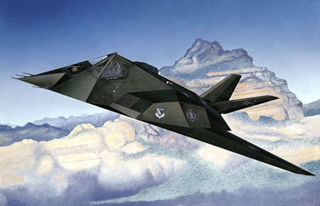 MINI KIT AVIÃO F-117 NIGHTHAWK ESC.: 1/72