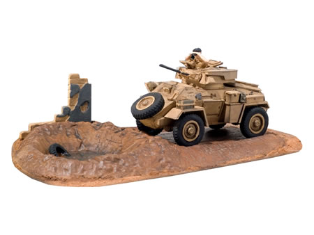 CARRO DE COMBATE HUMBER Mk.II ESC.: 1/76 DIORAMA