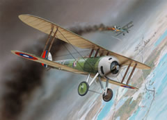 AVIÃO IWW CAÇA BIPLANO NIEUPORT N.28 C-1 ESC.: 1/72