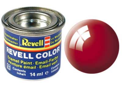 TINTA REVELL ESMALTE SINTÉTICO BRILHANTE VERMELHO POTE 14ml