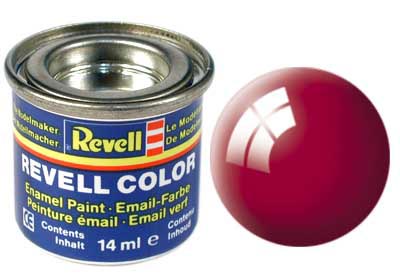 TINTA REVELL ESMALTE SINTÉTICO BRILHANTE VERMELHO FERRARI POTE 14ml