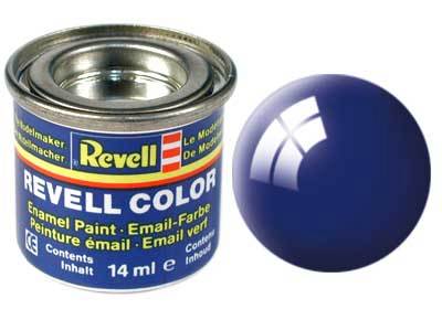 TINTA REVELL ESMALTE SINTÉTICO BRILHANTE AZUL ESCURO POTE 14ml