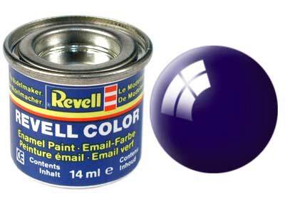 TINTA REVELL ESMALTE SINTÉTICO BRILHANTE  AZUL ESCURO POTE 14ml