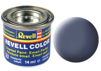 TINTA REVELL ESMALTE SINTÉTICO FOSCO CINZA POTE 14ml