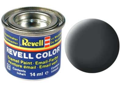 TINTA REVELL ESMALTE SINTÉTICO FOSCO CINZA BASALTO POTE 14ml