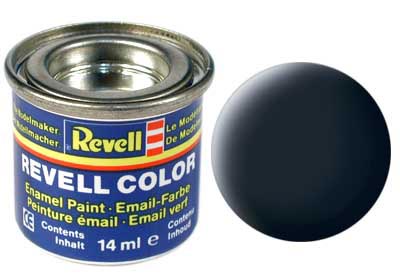 TINTA REVELL ESMALTE SINTÉTICO FOSCA CINZA TANQUE CAMUFLAGEM POTE C/ 14ml