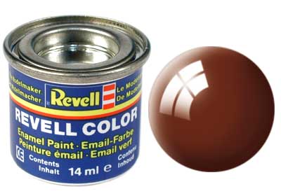 TINTA REVELL ESMALTE SINTÉTICO BRILHANTE TERRA ESCURO POTE 14ml