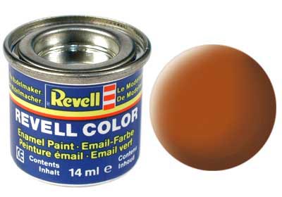 TINTA REVELL ESMALTE SINTÉTICO FOSCO  MARROM POTE 14ml