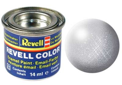 TINTA REVELL ESMALTE SINTÉTICO PRATA SILVER POTE 14ml