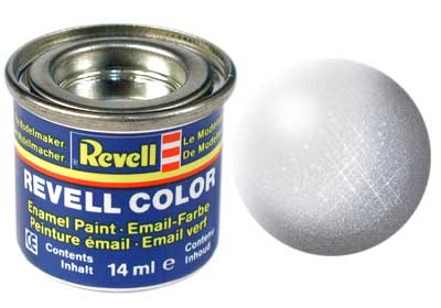 TINTA REVELL ESMALTE SINTÉTICO BRILHANTE ALUMINIO POTE 14ml