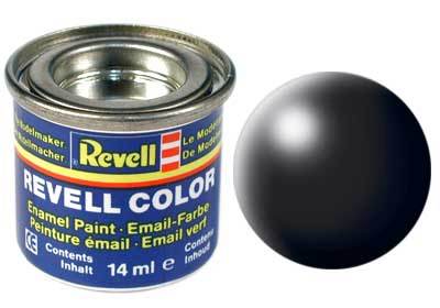 TINTA REVELL ESMALTE SINTÉTICO SEMI BRILHANTE PRETO POTE 14ml