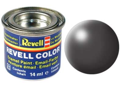 TINTA REVELL ESMALTE SINTÉTICO BRILHANTE DARK GREY SILK POTE 14ml