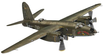 AVIÃO BOMBARDEIRO LEVE IIWW B-26 MARAUDER ESC.: 1/48