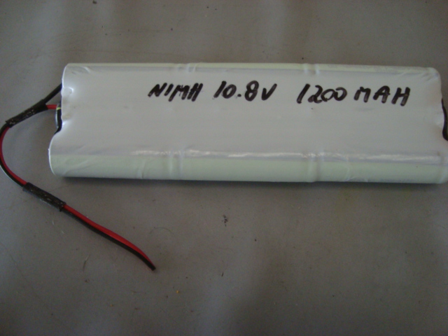 BATERIA RECARREGÁVEL 10,8V 1200mah NiMh PACK S/TERMINAL