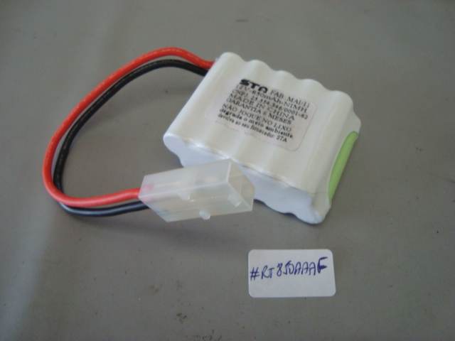 BATERIA RECARREGÁVEL 12V 850mah NiMh PACK C/ CONECTOR TAMIYA