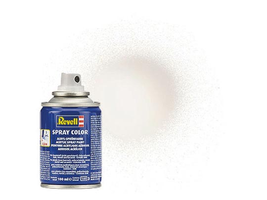 TINTA REVELL SPRAY  BRANCO BRILHANTE LATA C/100ml