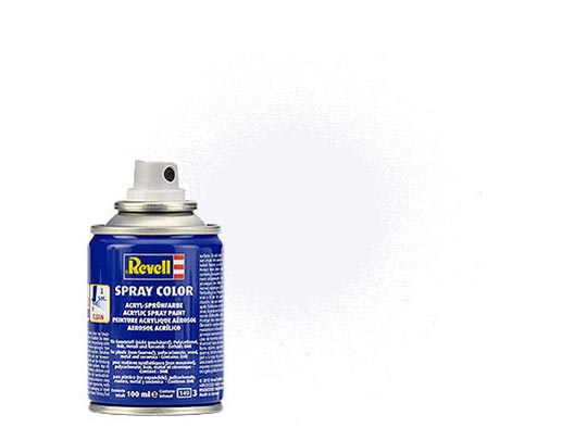 TINTA REVELL SPRAY BRANCO FOSCO LATA C/100ml