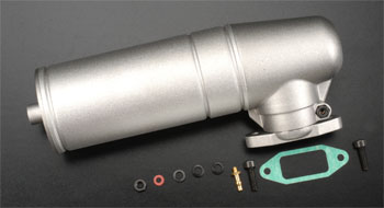 ESCAPAMENTO SILENCIOSO MUFFLER P/MOTOR SUPER TIGRE 2000/3000/4500/TW6