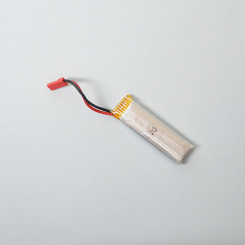 BATERIA RECARREGAVEL LIPO 1S 3,7V 500mah PLUG FUTABA 2 POLOS VERMELHO