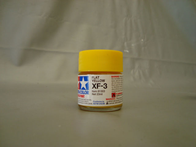 TINTA TAMIYA ACRÍLICA FOSCA AMARELO XF-3 FCO.: 23ml