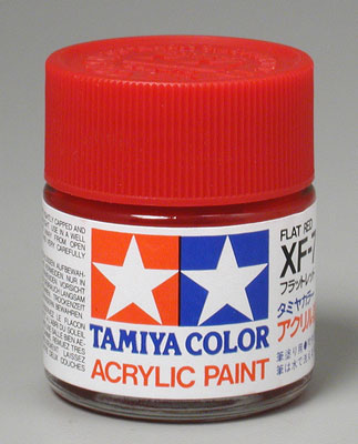 TINTA TAMIYA ACRÍLICA FOSCA VERMELHO XF-7 FCO.: 23ml