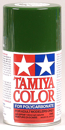 TINTA POLICARBONATO SPRAY TAMIYA PS-9 VERDE P/ BOLHA RC LATA C/ 100ml