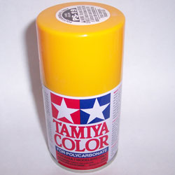 TINTA POLICARBONATO SPRAY TAMIYA PS-19 AMARELO CAMEL P/ BOLHA RC LATA C/ 100ml